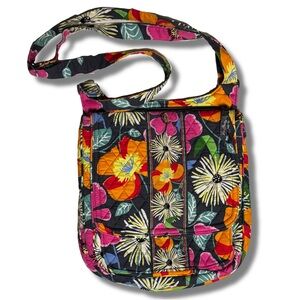 Vera Bradley Mailbag/Hipster Crossbody Bag Jazzy Bloom